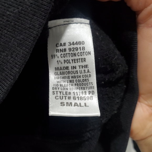 Juicy Couture classic Yorkie terrier black zip up hoodie - Picture 5 of 8